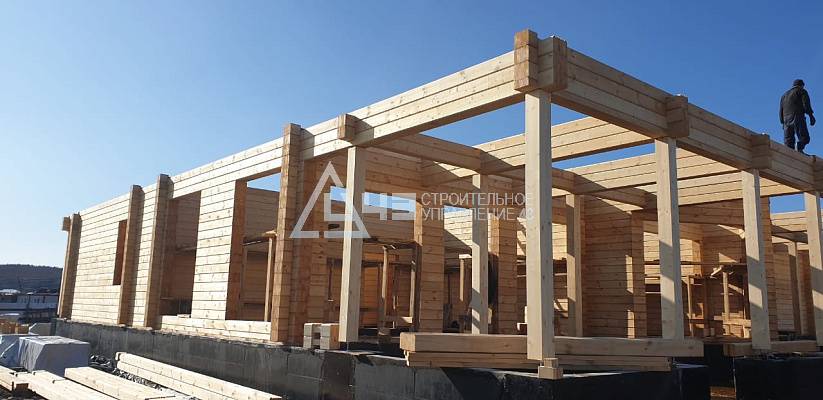 Ongoing construction on the Guest House project