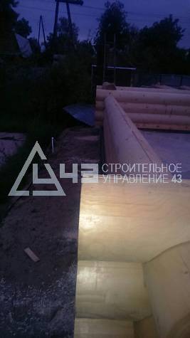 Building from rounded logs in Kazan