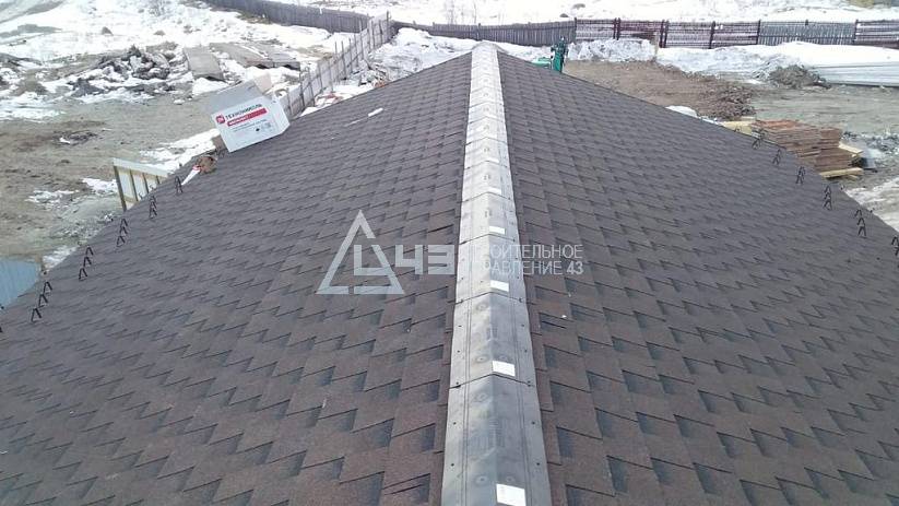 Roof installation completed